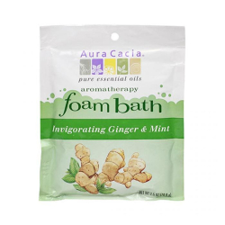 Aura Cacia Invigorating Ginger & Mint Foam Bath 70.9g Aura Cacia Invigorating Ginger & Mint Foam Bath 70.9g