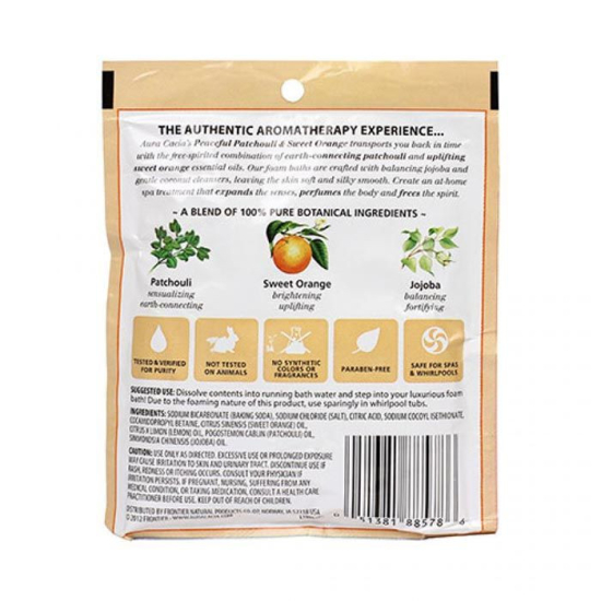 Aura Cacia Peaceful Patchouli & Sweet Orange Foam Bath 70.9 g