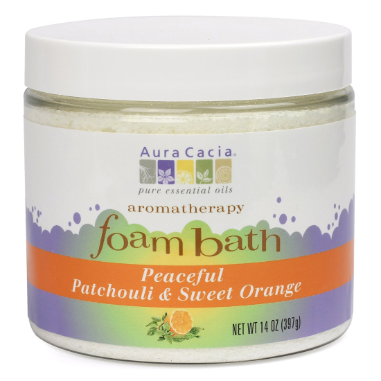 Aura Cacia Peaceful Patchouli & Sweet Orange Foam Bath 397g