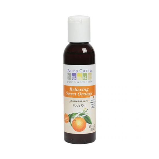 Aura Cacia Relaxing Sweet Orange Body Oil 118 ml