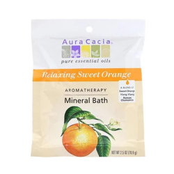 Aura Cacia Relaxing Sweet Orange Mineral Bath 70.9g Aura Cacia Relaxing Sweet Orange Mineral Bath 70.9g