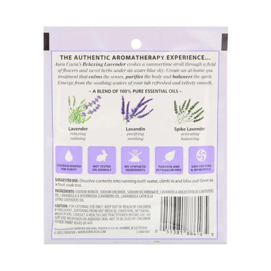 Aura Cacia Relaxing Lavender Mineral Bath 70.9 g