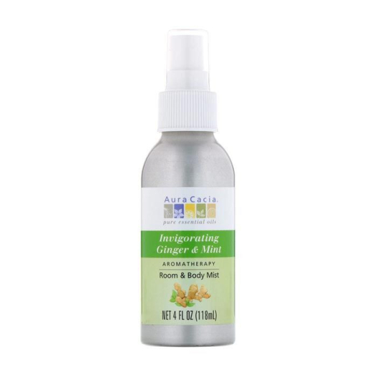 Aura Cacia Invigorating Ginger/Mint Mist 118 ml