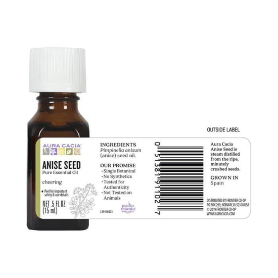 Aura Cacia Anise Essential Oil 15 ml