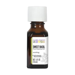 Aura Cacia Sweet Basil Essential Oil 15 ml Aura Cacia Sweet Basil Essential Oil 15 ml