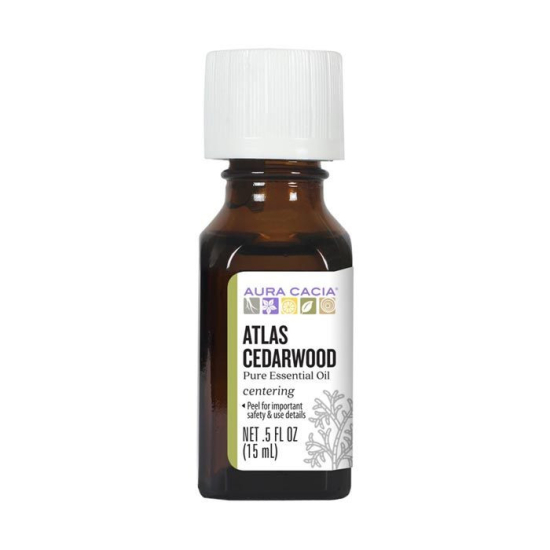 Aura Cacia Atlas Cedarwood Essential Oil 15 ml