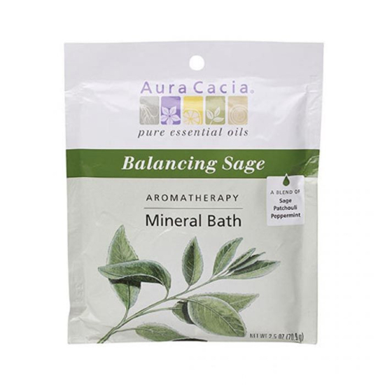 Aura Cacia Balancing Sage Mineral Bath 70.9g