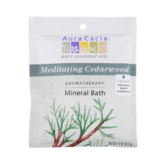 Aura Cacia Meditating Cedarwood Mineral Bath 70.9g