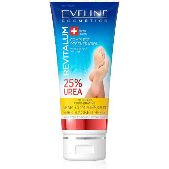 Eveline Revitalum Regenerating Cream Cracked Heels 25% Urea 75ml