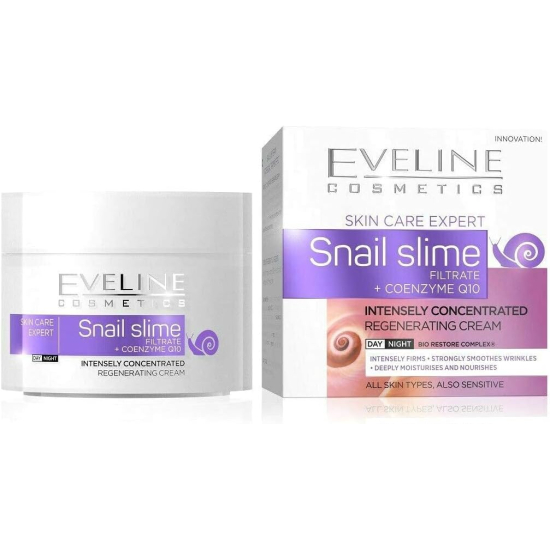 Eveline Snail Slime Filtrate + Coq10 Intensely Concentrated Day & Night Cream 50 ml