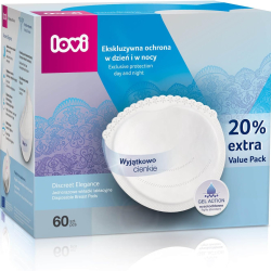 Lovi Breast Pads Discreet Elegance Lovi 60pcs Lovi Breast Pads Discreet Elegance Lovi 60pcs