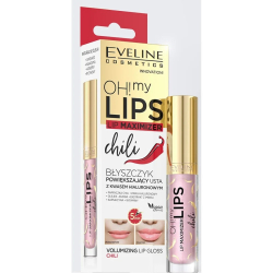Eveline Cosmetics Oh! My Lips Lip Maximizer Chili 4.5 ml  Eveline Cosmetics Oh! My Lips Lip Maximizer Chili 4.5 ml