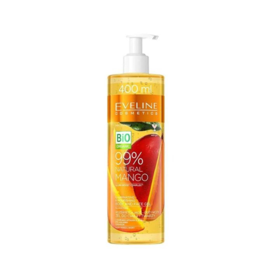 Eveline 99% Natural Mango Illuminating & Nourishing Body & Face Gel 400 ml