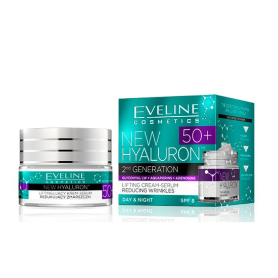 Eveline New Hyaluron Second Generation Day & Night Cream 50+ 50 ml