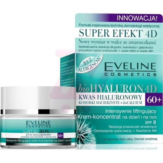 Eveline New Hyaluron Second Generation Day & Night Cream 60+ 50 ml