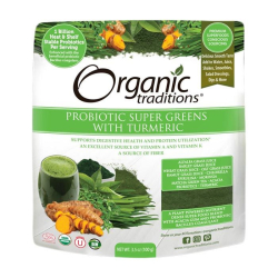 Organic Traditions Probiotic Super Greens With Turmeric 100g Organic Traditions Probiotic Super Greens With Turmeric 100g