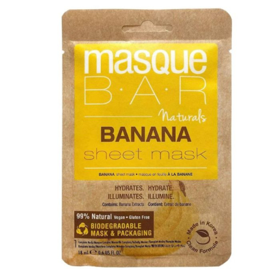 Masque Bar Naturals Banana Sheet Mask 18 ml