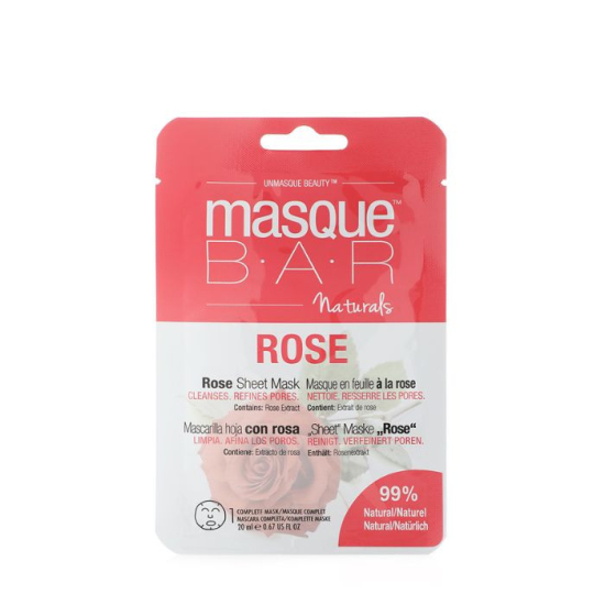 Masque Bar Naturals Rose Sheet Mask 18 ml
