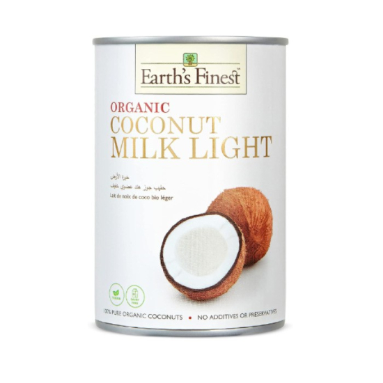 Earths Finest Organic Coconut Milk Light 400ml