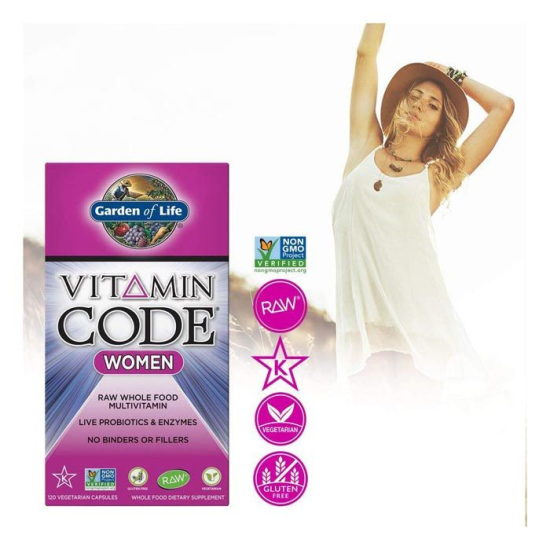Garden of Life Vitamin Code Women's Multi 120 Capsules