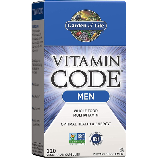 Garden of Life Vitamin Code Men's Multi 120 Capsules
