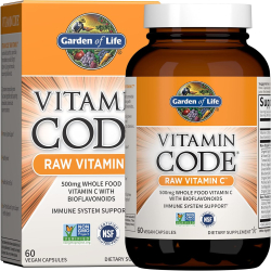 Garden of Life Vitamin Code Raw Vitamin C 60 Capsules Garden of Life Vitamin Code Raw Vitamin C 60 Capsules