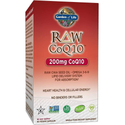 Garden of Life Raw CoQ10, 60 Capsules