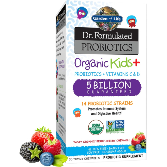 Garden Of Life Dr Formulated Probiotics Organic Kids+ 30 Chewable