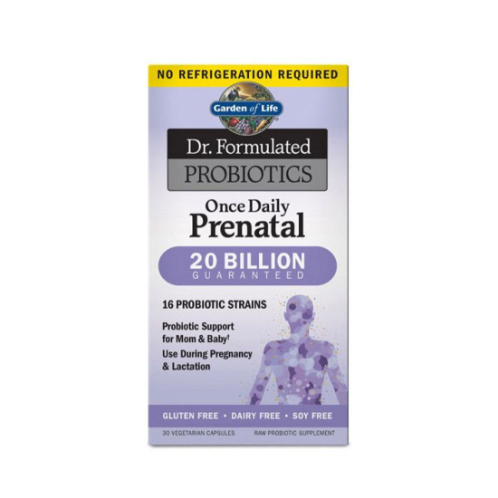Garden of Life Dr. Formulated Probiotics Once Daily Prenatal 30 Capsules