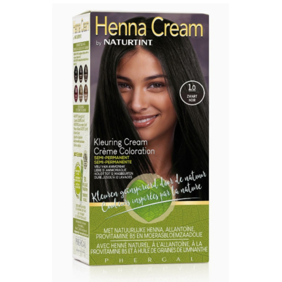 Naturtint Henna Cream 1.0 Black