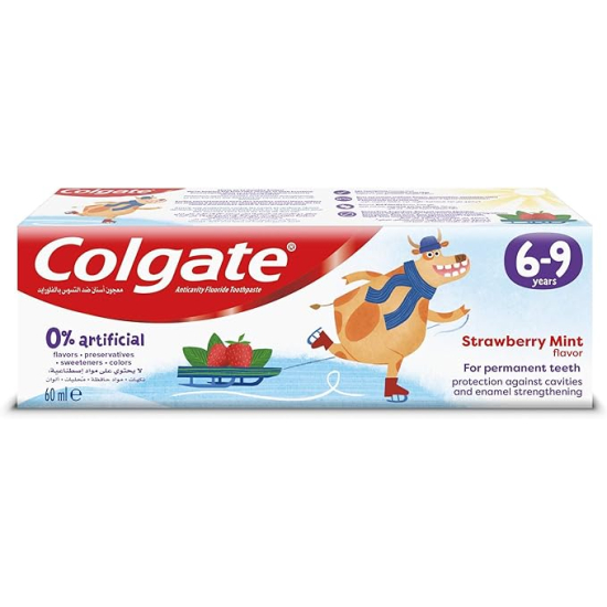 Colgate Tooth Paste 6-9 Kids Strawberry Mint Flavor 60 ml