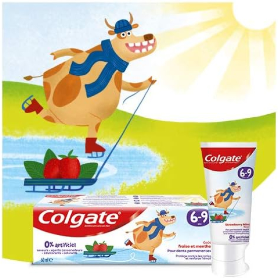 Colgate Tooth Paste 6-9 Kids Strawberry Mint Flavor 60 ml