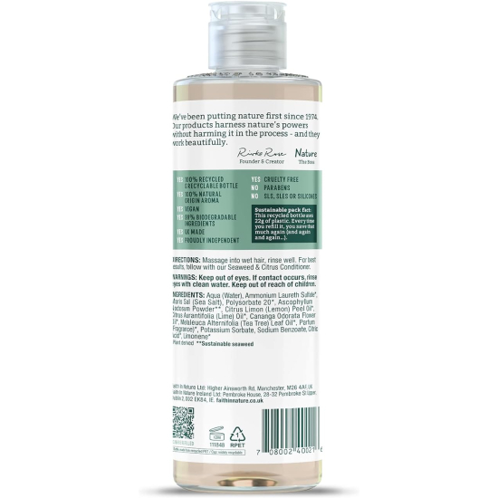 Faith In Nature Shampoo Seaweed & Citrus 400 ml