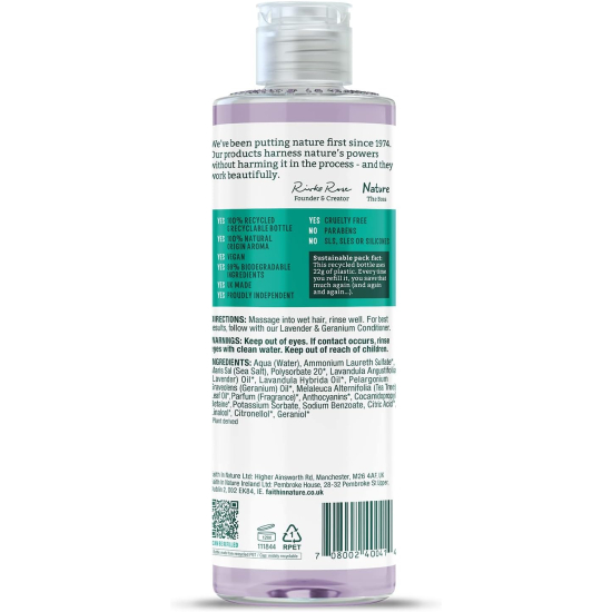 Faith In Nature Shampoo Lavender & Geranium 400 ml