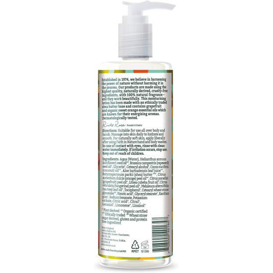 Faith In Nature Hand & Body Lotion Grapefruit & Orange 400 ml