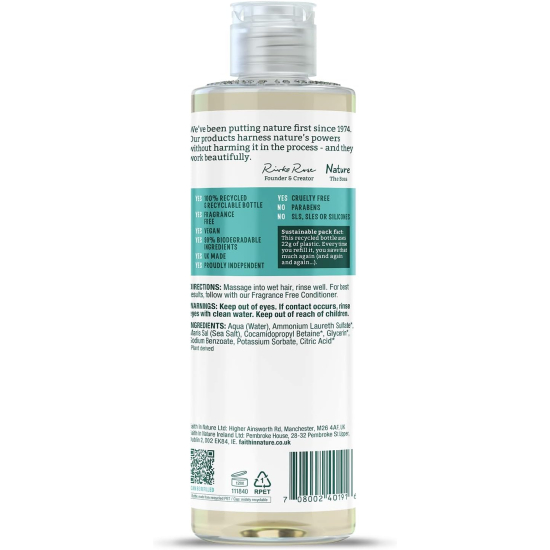 Faith In Nature Shampoo Fragrance Free 400 ml