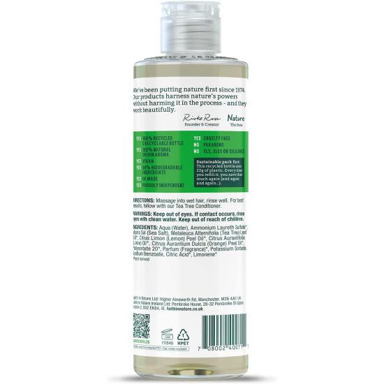 Faith In Nature Shampoo Lemon & Tea Tree 400 ml