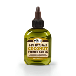 Difeel Premium Natural Hair Oil - Coconut Oil 75ml Difeel Premium Natural Hair Oil - Coconut Oil 75ml