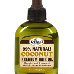 Difeel Premium Natural Hair Oil - Coconut Oil 75ml Difeel Premium Natural Hair Oil - Coconut Oil 75ml