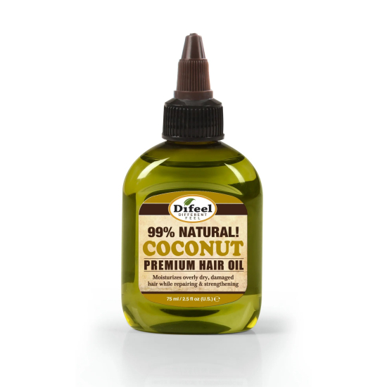 Difeel Premium Natural Hair Oil - Coconut Oil 75ml