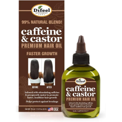 Difeel Caffeine & Castor Premium Hair Oil 75ml Difeel Caffeine & Castor Premium Hair Oil 75ml
