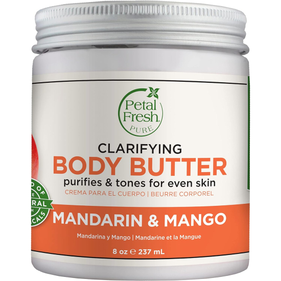 Petal Fresh Pure Clarifying Body Butter With Mandarin & Mango 8 oz