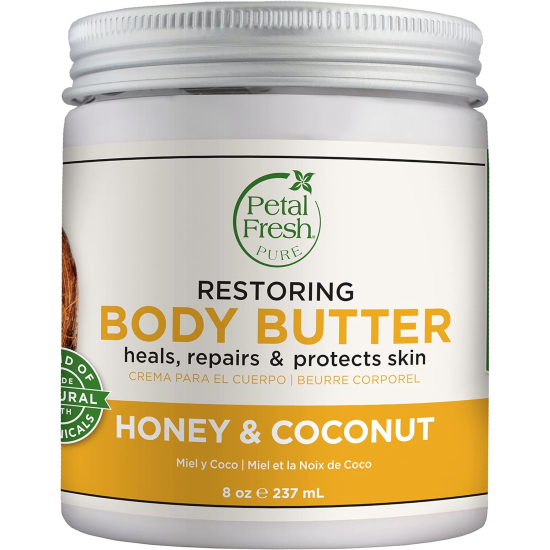 Petal Fresh Pure Honey And Coconut Body Butter 8 oz