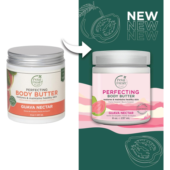 Petal Fresh Pure Body Butter with Guava Nectar 8 Oz 