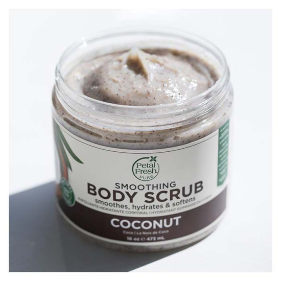 Petal Fresh Pure Coconut Oil Body Scrub 16 oz