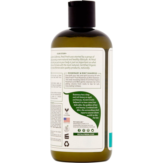 Petal Fresh Pure Rosemary And Mint Shampoo 16 Oz