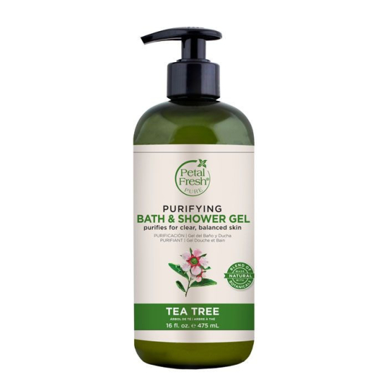 Petal Fresh Pure Tea Tree Bath And Shower Gel 16 Oz