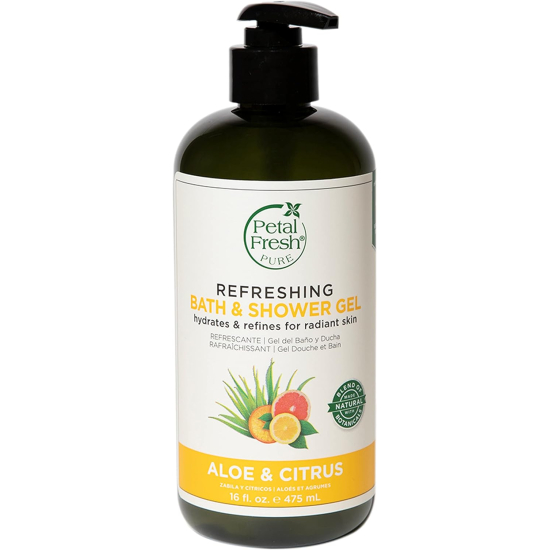 Petal Fresh Pure Aloe And Citrus Bath And Shower Gel 16 Oz