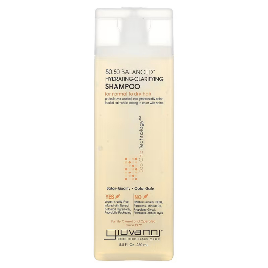 Giovanni 50/50 Balanced Hydrating-Clarifying Shampoo 8.5 fl oz