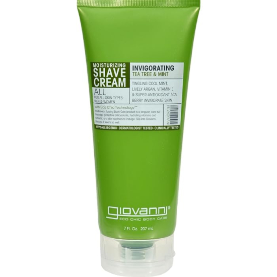 Giovanni Shave Cream Tea Tree & Mint (Invigorating) 7Oz 